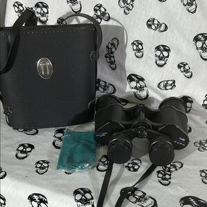 Vintage Bushnell Ensign 7x35 Binoculars Insta Focus Coated Optics